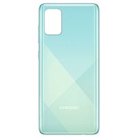 Задня кришка Samsung Galaxy A71 2020 A715F (блакитна оригінал Китай)