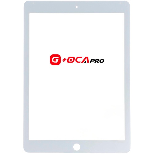 Скло дисплея Apple iPad Air 2 (біле OCA Pro з плівкою)