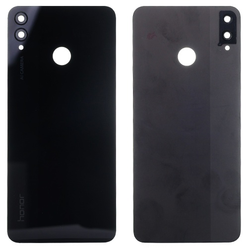 Задня кришка Huawei Honor 8X JSN-L21 (чорна зі склом камери)