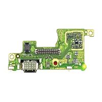 Шлейф Tecno Spark 20 Pro+ Plus з роз'ємами зарядки, SIM-карти та мікрофоном - нижня плата (оригінал Китай)
