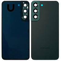 Задня кришка Samsung Galaxy S22 5G S901B (зелена оригінал Китай зі склом камери)