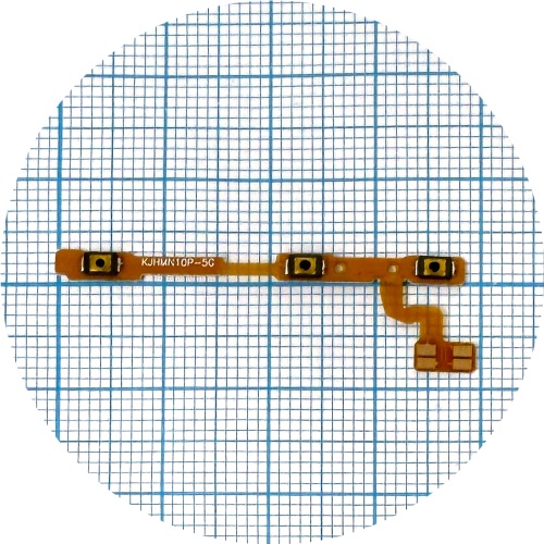 Шлейф Xiaomi Redmi Note 10 Pro 5G China з кнопками гучності та включення