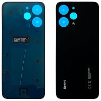 Задня кришка Xiaomi Redmi 12 (чорна оригінал Китай)