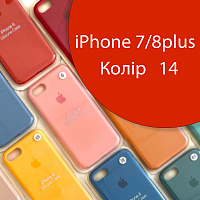 Чохол Silicone case для iPhone 7 Plus 8 Plus (червоний №14)