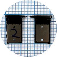 Держатель Sim карты Google Pixel 9 (черный)