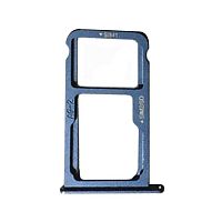Держатель Sim карты Huawei P10 (синий 2 SIM (1 SIM + Micro SD))