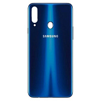 Задня кришка Samsung Galaxy A20s 2019 A207F (синя оригінал Китай)