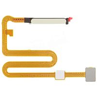 Шлейф Samsung Galaxy A16 5G A166B з кнопкою включення та сканером відбитка пальця (AAA сірий)