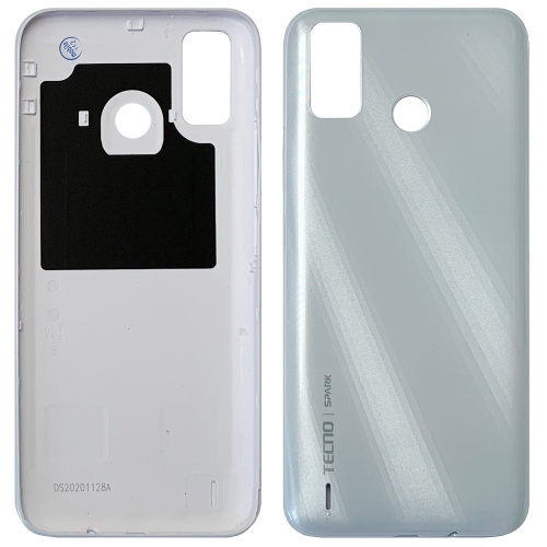 Задня кришка Tecno Spark 6 Go KE5j KE5k (біла оригінал Китай) фото 2 Задня кришка Tecno Spark 6 Go KE5j KE5k (біла оригінал Китай) фото 2
