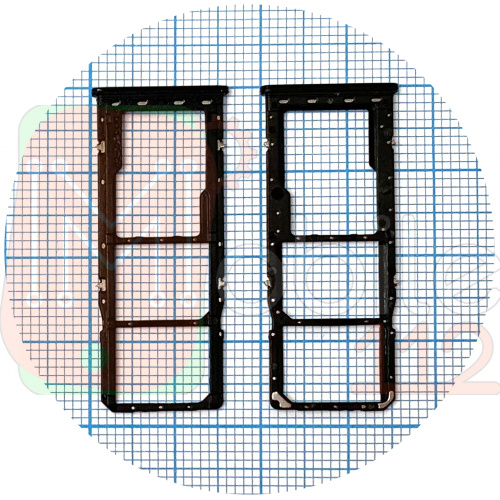 Тримач SIM карти Samsung Galaxy M31 M315F (чорний на 2 SIM + MicroSD)