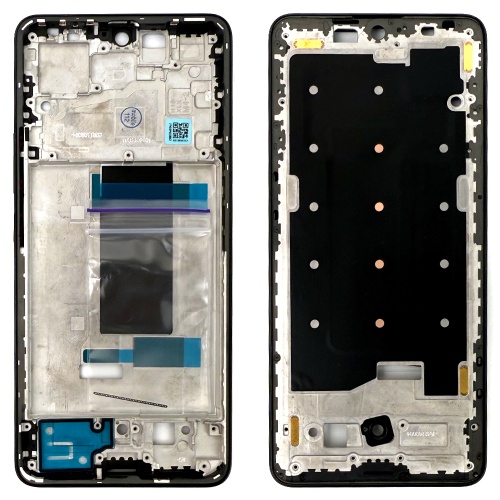 Рамка дисплея Xiaomi Redmi Note 13 Pro 5G, Poco X6 5G (чорна оригінал Китай)