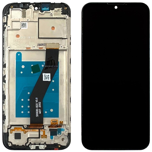 Дисплей Motorola Moto E6s 2020 XT2053, Moto E6i з тачскріном (АААА з рамкою)