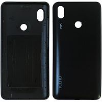 Задняя крышка Tecno Pop 3 BB2 (черная, Sandstone Black)