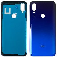 Задняя крышка Xiaomi Redmi 7 m1810f6lg (синяя оригинал Китай)