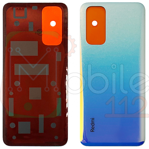 Задняя крышка Xiaomi Redmi Note 11, Redmi Note 11S (голубая оригинал Китай)