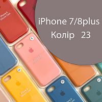 Чехол Silicone case для iPhone 7 Plus 8 Plus (серый №23)