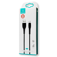 Кабель зарядки Usams US-SJ372 U38 USB - Type C 2A 1м чорний