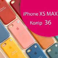 Чохол Silicone case для iPhone XS Max (червоний №36)