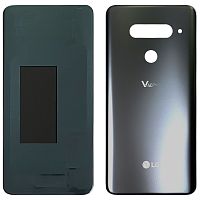 Задня кришка LG V40 ThinQ V405 (сіра оригінал Китай)