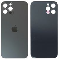 Задняя крышка Apple iPhone 12 Pro (серая оригинал Китай с кольцами)