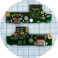 Шлейф Nokia C22 з роз'ємом зарядки та мікрофоном - нижня плата (оригінал Китай)