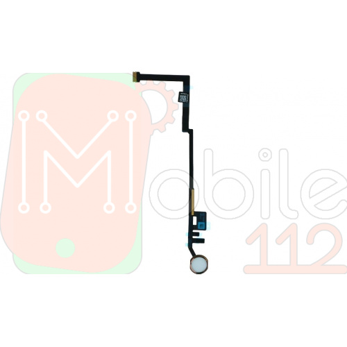 Шлейф Apple iPad 9.7 2017, iPad 9.7 2018 с кнопкой меню Home (розовый AAA)
