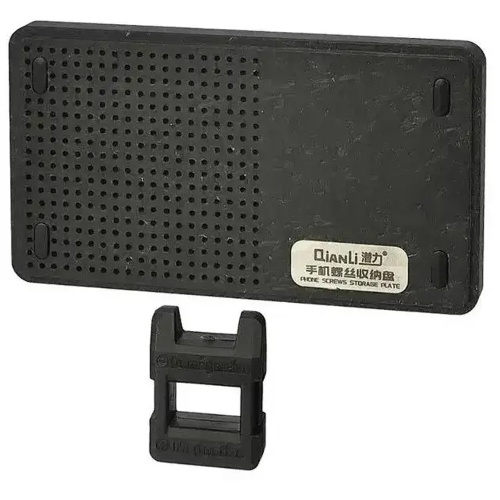 Лоток Qianli Phone Screws Storage Plate з магнітною зоною та отворами для зберігання гвинтів