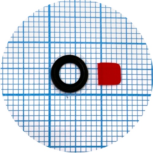 Скло камери Huawei Honor 10 Lite HRY-LX1 (чорне - 2 шт) фото 2