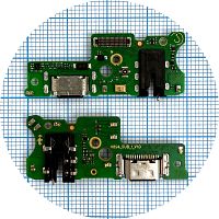 Шлейф Tecno Pova 5 LH7n з роз'ємами зарядки та навушників, мікрофоном - нижня плата (оригінал Китай)