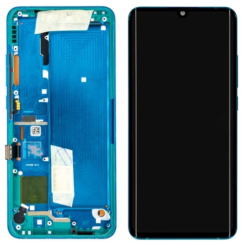 Дисплей Xiaomi Mi Note 10, Mi Note 10 Lite, Mi Note 10 Pro, Mi CC9 Pro з тачскріном (оригінал Китай з зеленою рамкою)