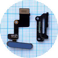 Шлейф Apple iPad 2022 (iPad 10 10.9") з кнопкою включення та сканером відбитка пальця (синій оригінал 100%)