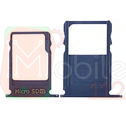 Тримач Sim картки Nokia 3 (синій на 1 Sim + Micro SD комплект)