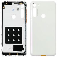 Задняя крышка Motorola Moto G8 XT2045-1 (белая оригинал Китай)