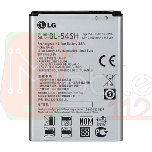 Акумулятор LG BL-54SH якість AAA D331 D335 D373 D380 D405 D410 D415 D722 D724 H500F H502F H522 H525N X150 X155