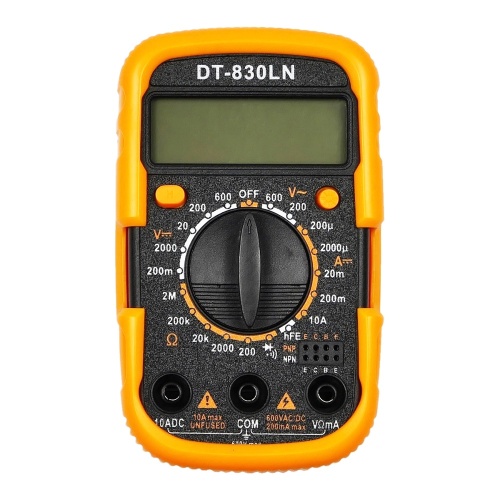 Мультиметр цифровий DT-830LN з підсвічуванням (струм до 10А) фото 2