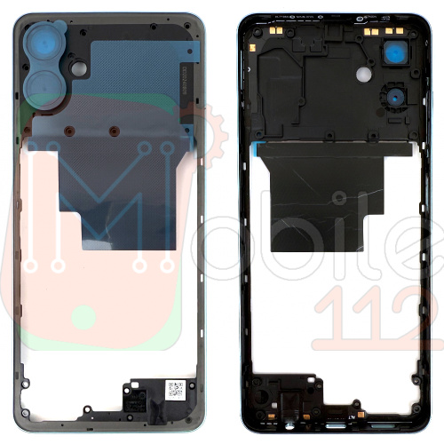 Рамка корпусу Samsung Galaxy A06 A065F (блакитна без скла камери)