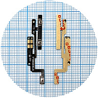 Шлейф Motorola Edge 20 XT2143-1 з кнопкою включення та кнопками гучності