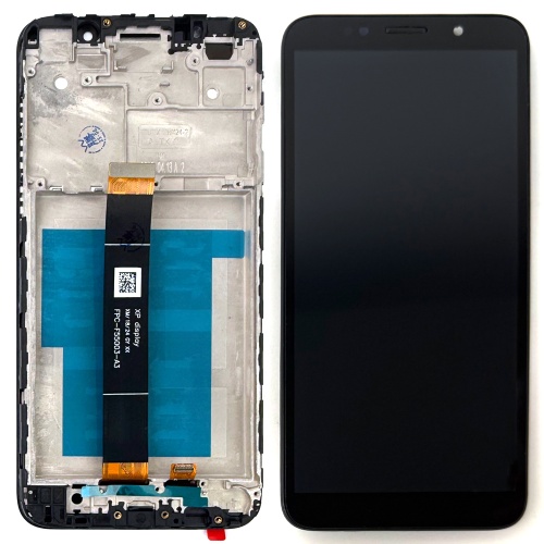 Дисплей Huawei Y5 2018 DRA-L21, Honor 7A DUA-L22 + тачскрин Распродажа (черный оригинал Китай с рамкой)
