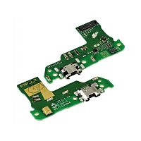 Шлейф Huawei Honor 7A Pro AUM-L29, Y6 2018 ATU-L21, Honor 7C с разъемом зарядки и микрофоном оригинал Китай - нижняя плата