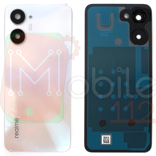 Задня кришка Realme 10 RMX3630 (біла Original New зі склом камери)