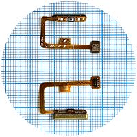 Шлейф Xiaomi Mi 11 Lite Mi 11 Lite 5G NE з кнопкою включення та сканером відбитка пальця (AAA жовтий)