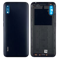 Задняя крышка Xiaomi Redmi 9A M2006C3LG (черная оригинал Китай)