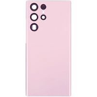 Задня кришка Samsung Galaxy S22 Ultra 5G S908 (рожева зі склом камери)