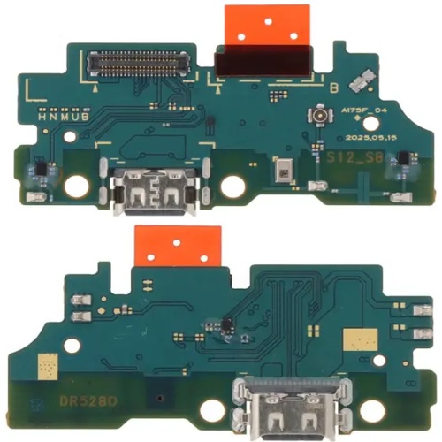 Шлейф Samsung Galaxy A17 4G A175F з роз'ємом зарядки та мікрофоном - нижня плата (оригінал Китай) Шлейф Samsung Galaxy A17 4G A175F з роз'ємом зарядки та мікрофоном - нижня плата (оригінал Китай)