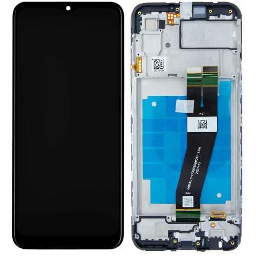 Дисплей Samsung Galaxy A03 A035G 163 x 72 мм з тачскріном (AAAA з рамкою)