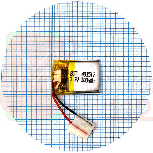 Аккумулятор универсальный 401517 18 х 13 х 4 мм 100 mAh 3.7V
