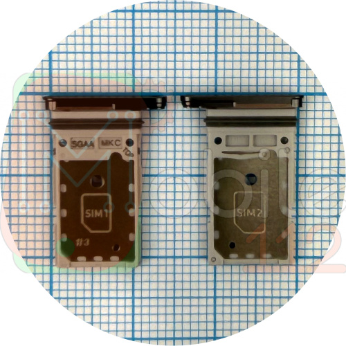 Тримач Sim картки Samsung Galaxy S23 FE S711 (сірий 2 SIM)