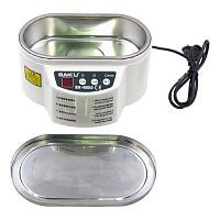 Ультразвукова ванна Baku BK9050 з металевою кришкою (дворежимна 30W/ 50W, 0.7L)