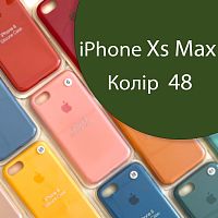 Чохол Silicone case для iPhone XS Max (зелений №48)