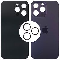 Задня кришка Apple iPhone 14 Pro Max (фіолетова оригінал Китай з кільцями)